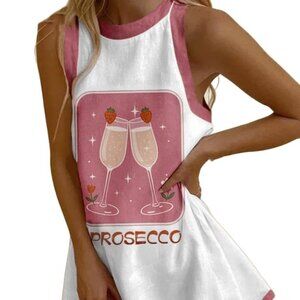 XL Womens Prosecco Tank Dress